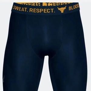 Under Armour x Project Rock Mens HeatGear Compression Shorts